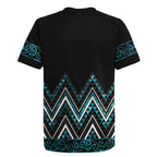 Paua Shell Aotearoa Mangopare Kowhaiwhai and Niho Taniwha Rugby Jersey Maori New Zealand