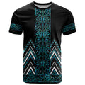 Paua Shell Aotearoa Mangopare Kowhaiwhai and Niho Taniwha T Shirt Maori New Zealand