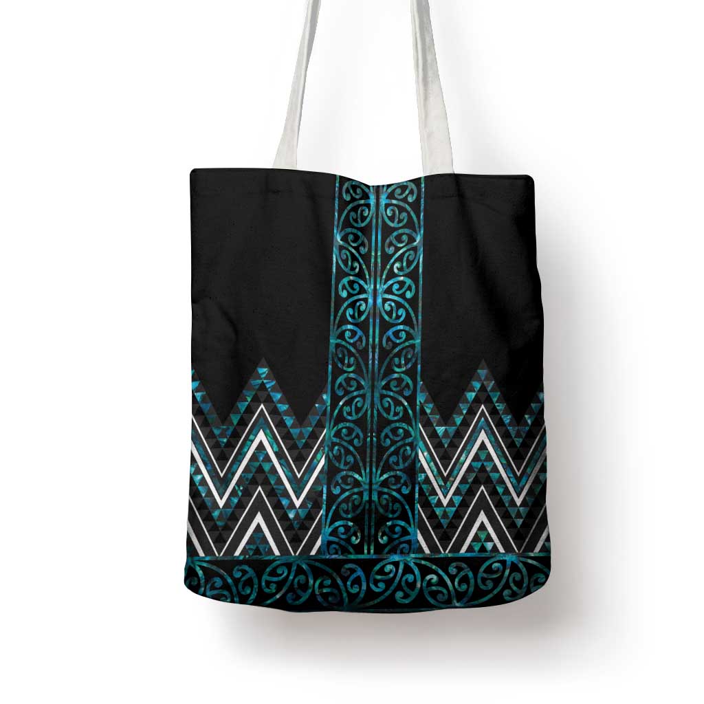 Paua Shell Aotearoa Mangopare Kowhaiwhai Niho Taniwha Tote Bag Maori New Zealand - Aussie Hoodie