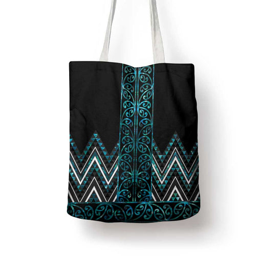 Paua Shell Aotearoa Mangopare Kowhaiwhai Niho Taniwha Tote Bag Maori New Zealand - Aussie Hoodie
