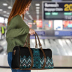 Paua Shell Aotearoa Mangopare Kowhaiwhai Niho Taniwha Travel Bag Maori New Zealand - Aussie Hoodie