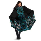 Paua Shell Aotearoa Mangopare Kowhaiwhai Niho Taniwha Umbrella Maori New Zealand - Aussie Hoodie