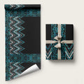 Paua Shell Aotearoa Mangopare Kowhaiwhai and Niho Taniwha Wrapping Paper Maori New Zealand - Aussie Hoodie