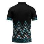 Paua Shell Aotearoa Mangopare Kowhaiwhai Niho Taniwha Zipper Polo Shirt Maori New Zealand - Aussie Hoodie