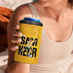 Australia Soccer 4 in 1 Can Cooler Tumbler Sam Kerr Matildas Proud Yellow