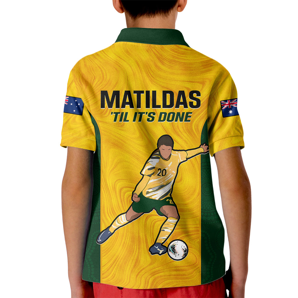 australia-soccer-kid-polo-shirt-sam-kerr-matildas-proud-2023-world-cup-yellow