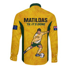 australia-soccer-long-sleeve-button-shirt-sam-kerr-matildas-proud-2023-world-cup-yellow