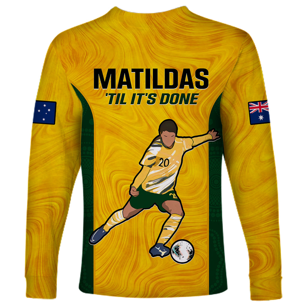 australia-soccer-long-sleeve-shirt-sam-kerr-matildas-proud-2023-world-cup-yellow