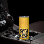 Australia Soccer Skinny Tumbler Sam Kerr Matildas Proud Yellow