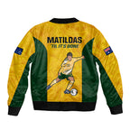 australia-soccer-sleeve-zip-bomber-jacket-sam-kerr-matildas-proud-2023-world-cup-yellow