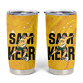 Australia Soccer Tumbler Cup Sam Kerr Matildas Proud Yellow