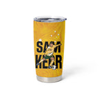 Australia Soccer Tumbler Cup Sam Kerr Matildas Proud Yellow