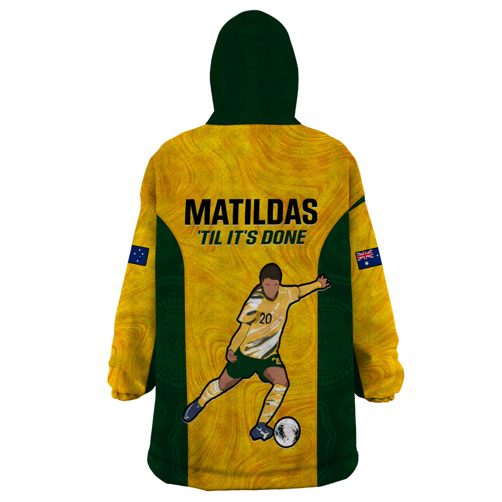 australia-soccer-wearable-blanket-hoodie-sam-kerr-matildas-proud-2023-world-cup-yellow