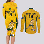 custom-australia-soccer-couples-matching-long-sleeve-bodycon-dress-and-long-sleeve-button-shirts-sam-kerr-matildas-proud-2023-world-cup-yellow