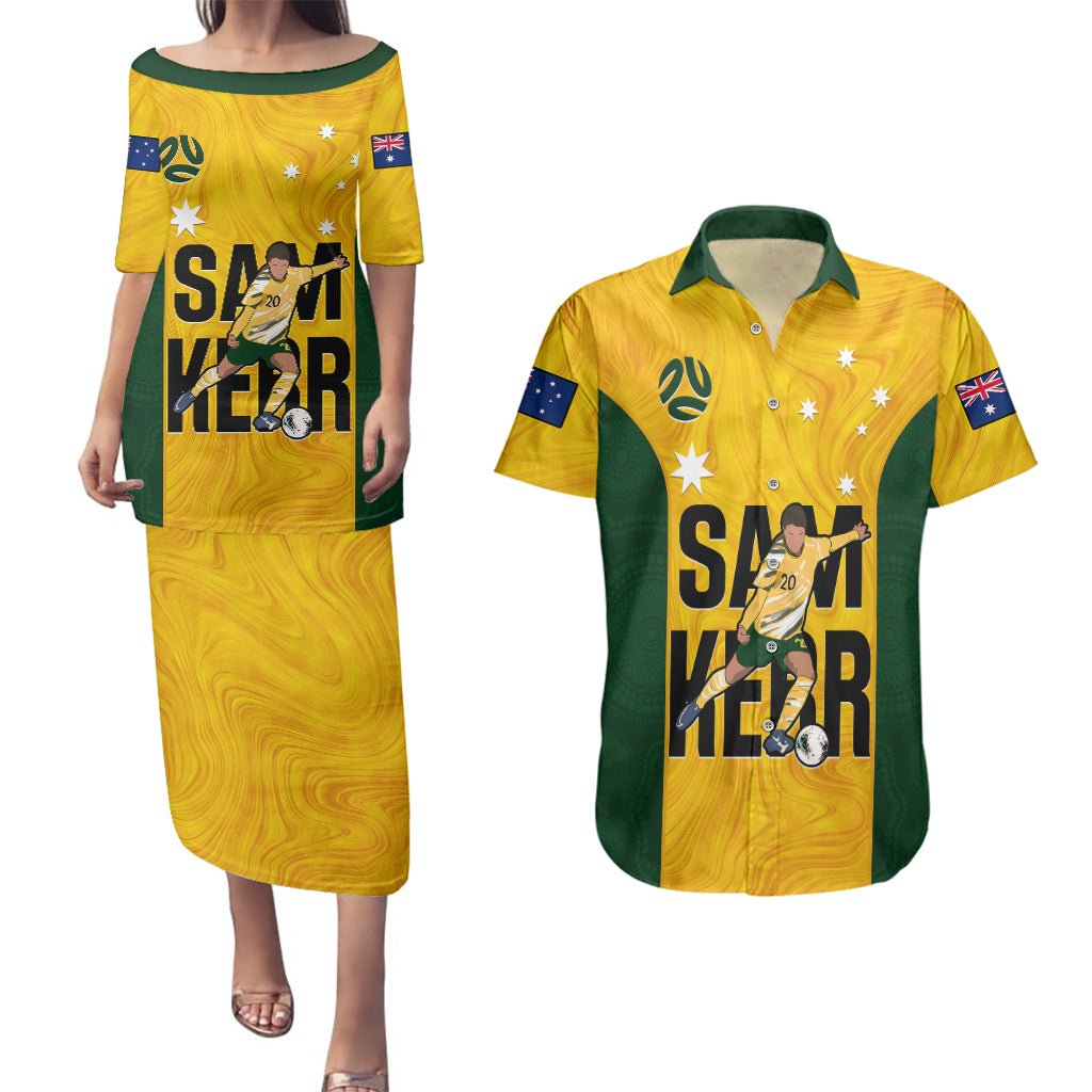 custom-australia-soccer-couples-matching-puletasi-dress-and-hawaiian-shirt-sam-kerr-matildas-proud-2023-world-cup-yellow