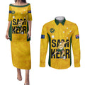custom-australia-soccer-couples-matching-puletasi-dress-and-long-sleeve-button-shirts-sam-kerr-matildas-proud-2023-world-cup-yellow