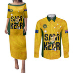 custom-australia-soccer-couples-matching-puletasi-dress-and-long-sleeve-button-shirts-sam-kerr-matildas-proud-2023-world-cup-yellow