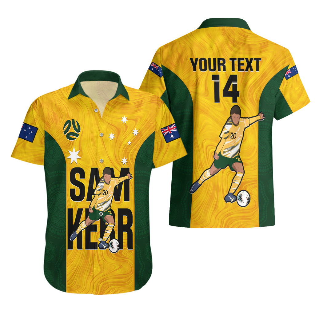custom-australia-soccer-hawaiian-shirt-sam-kerr-matildas-proud-2023-world-cup-yellow