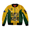 custom-australia-soccer-sleeve-zip-bomber-jacket-sam-kerr-matildas-proud-2023-world-cup-yellow
