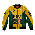 custom-australia-soccer-sleeve-zip-bomber-jacket-sam-kerr-matildas-proud-2023-world-cup-yellow