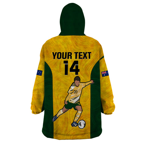 custom-australia-soccer-wearable-blanket-hoodie-sam-kerr-matildas-proud-2023-world-cup-yellow