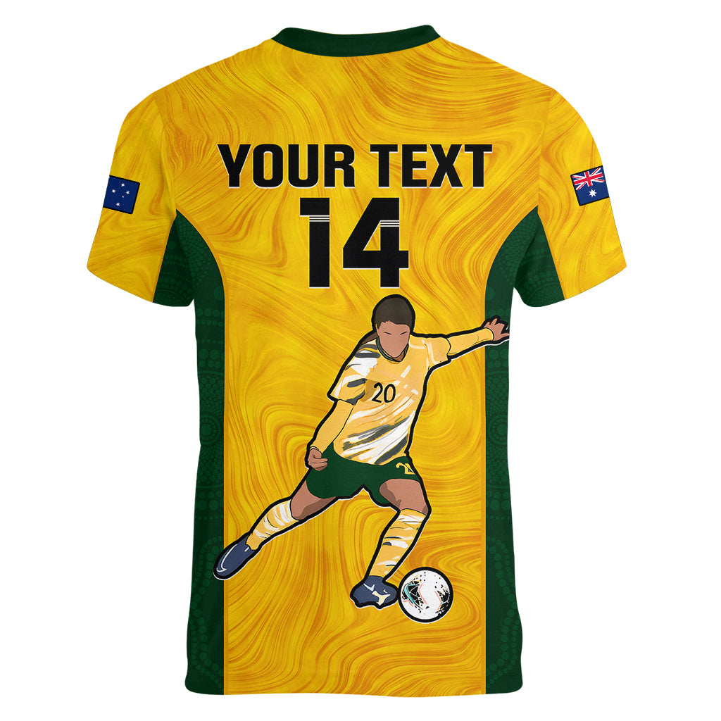 custom-australia-soccer-women-v-neck-t-shirt-sam-kerr-matildas-proud-2023-world-cup-yellow