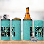 Australia Soccer 4 in 1 Can Cooler Tumbler Sam Kerr Matildas Proud Turquoise