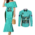 australia-soccer-couples-matching-mermaid-dress-and-long-sleeve-button-shirts-sam-kerr-matildas-proud-2023-world-cup-turquoise