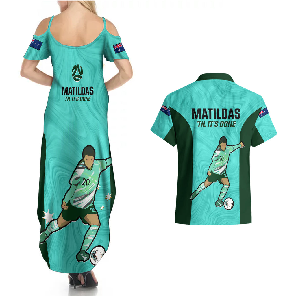 australia-soccer-couples-matching-summer-maxi-dress-and-hawaiian-shirt-sam-kerr-matildas-proud-2023-world-cup-turquoise