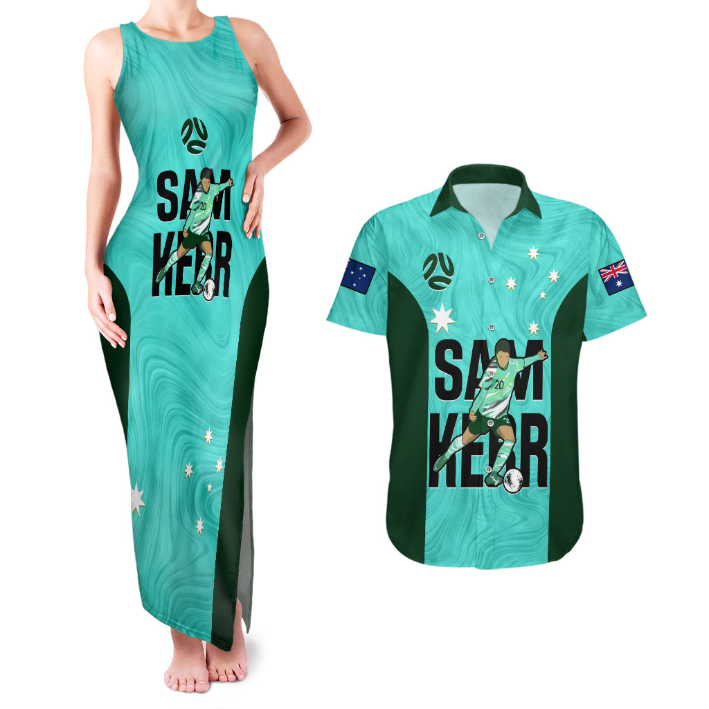 australia-soccer-couples-matching-tank-maxi-dress-and-hawaiian-shirt-sam-kerr-matildas-proud-2023-world-cup-turquoise