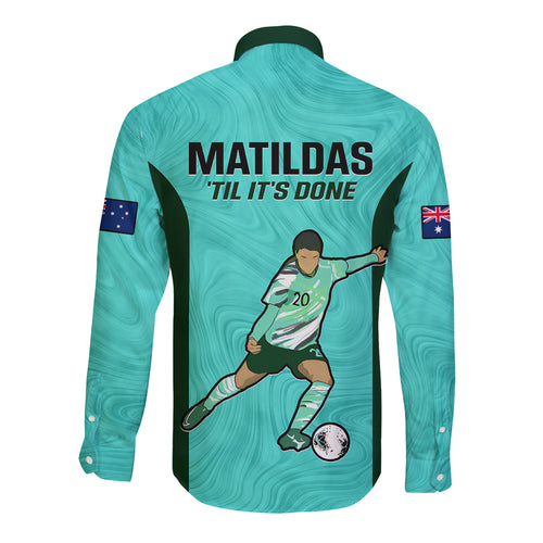 australia-soccer-long-sleeve-button-shirt-sam-kerr-matildas-proud-2023-world-cup-turquoise