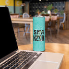 Australia Soccer Skinny Tumbler Sam Kerr Matildas Proud Turquoise