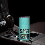 Australia Soccer Skinny Tumbler Sam Kerr Matildas Proud Turquoise