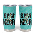 Australia Soccer Tumbler Cup Sam Kerr Matildas Proud Turquoise