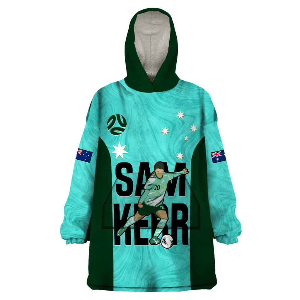 australia-soccer-wearable-blanket-hoodie-sam-kerr-matildas-proud-2023-world-cup-turquoise