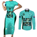 custom-australia-soccer-couples-matching-short-sleeve-bodycon-dress-and-long-sleeve-button-shirts-sam-kerr-matildas-proud-2023-world-cup-turquoise