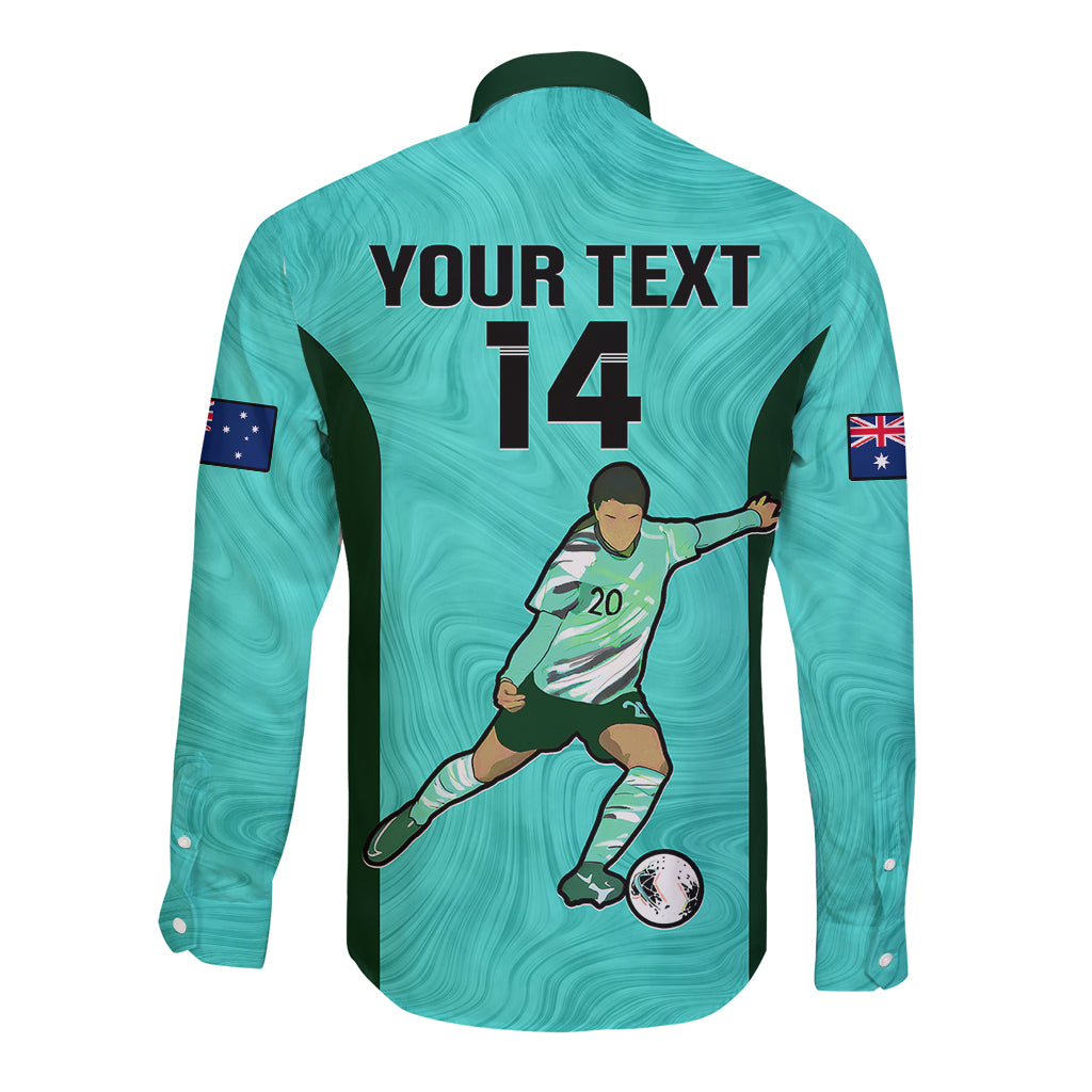 custom-australia-soccer-long-sleeve-button-shirt-sam-kerr-matildas-proud-2023-world-cup-turquoise