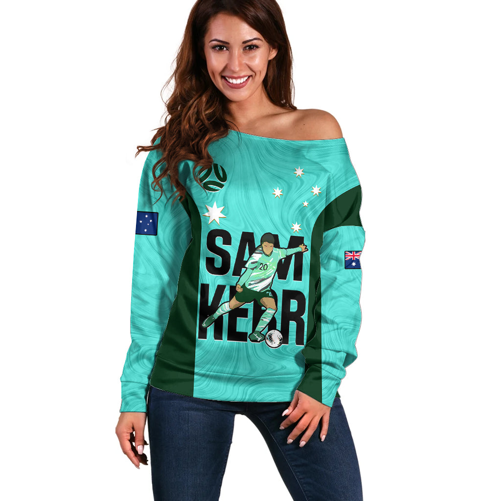 custom-australia-soccer-off-shoulder-sweater-sam-kerr-matildas-proud-2023-world-cup-turquoise