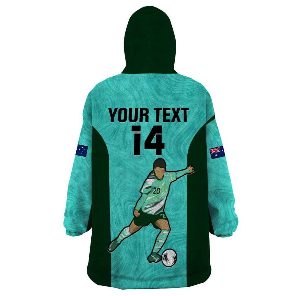 custom-australia-soccer-wearable-blanket-hoodie-sam-kerr-matildas-proud-2023-world-cup-turquoise