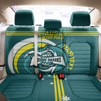 Custom Australia Water Polo 2024 Back Car Seat Cover Aussie Shark Sporty Version