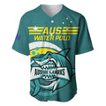 Custom Australia Water Polo 2024 Baseball Jersey Aussie Shark Sporty Version