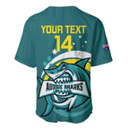Custom Australia Water Polo 2024 Baseball Jersey Aussie Shark Sporty Version
