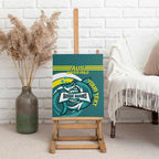 Custom Australia Water Polo 2024 Canvas Wall Art Aussie Shark Sporty Version