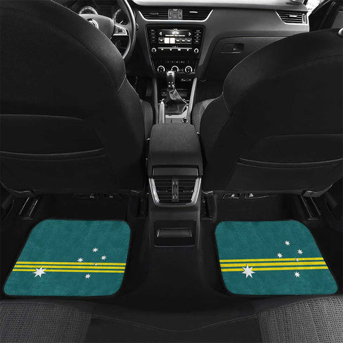 Custom Australia Water Polo 2024 Car Mats Aussie Shark Sporty Version
