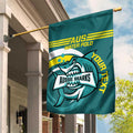 Custom Australia Water Polo 2024 Garden Flag Aussie Shark Sporty Version