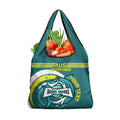 Custom Australia Water Polo 2024 Grocery Bag Aussie Shark Sporty Version