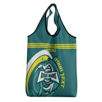Custom Australia Water Polo 2024 Grocery Bag Aussie Shark Sporty Version