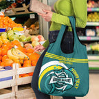 Custom Australia Water Polo 2024 Grocery Bag Aussie Shark Sporty Version