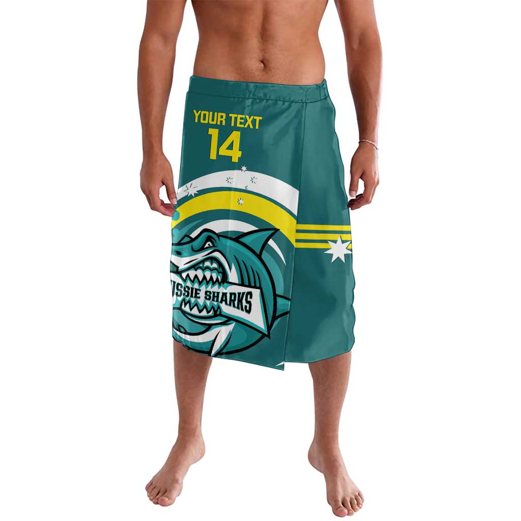 Custom Australia Water Polo 2024 Lavalava Aussie Shark Sporty Version