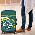 Custom Australia Water Polo 2024 Luggage Cover Aussie Shark Sporty Version
